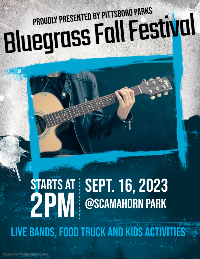 2nd annual Pittsboro Parks Department Bluegrass Festival Pittsboro