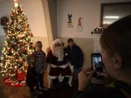 Visiting with Santa 