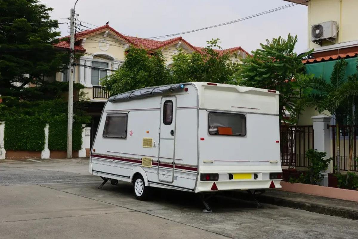 RV parked on street